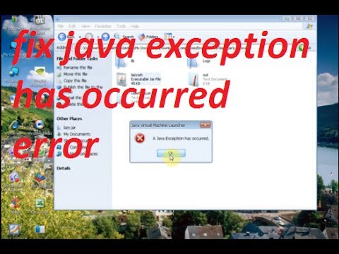 fix java exception has occurred error - YouTube Fix Java Exception Has Occurred Error - Youtube
