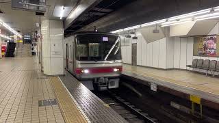 名鉄5005F 回送 名鉄名古屋(NH36)通過と名鉄2012F+2009F 11列車ミュースカイ名古屋止まり到着