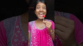 Baby Monkey Tastes a Lollipop... Then Bursts Into Laughter!#shortvideo 🍡🍒😜😁😆j7436