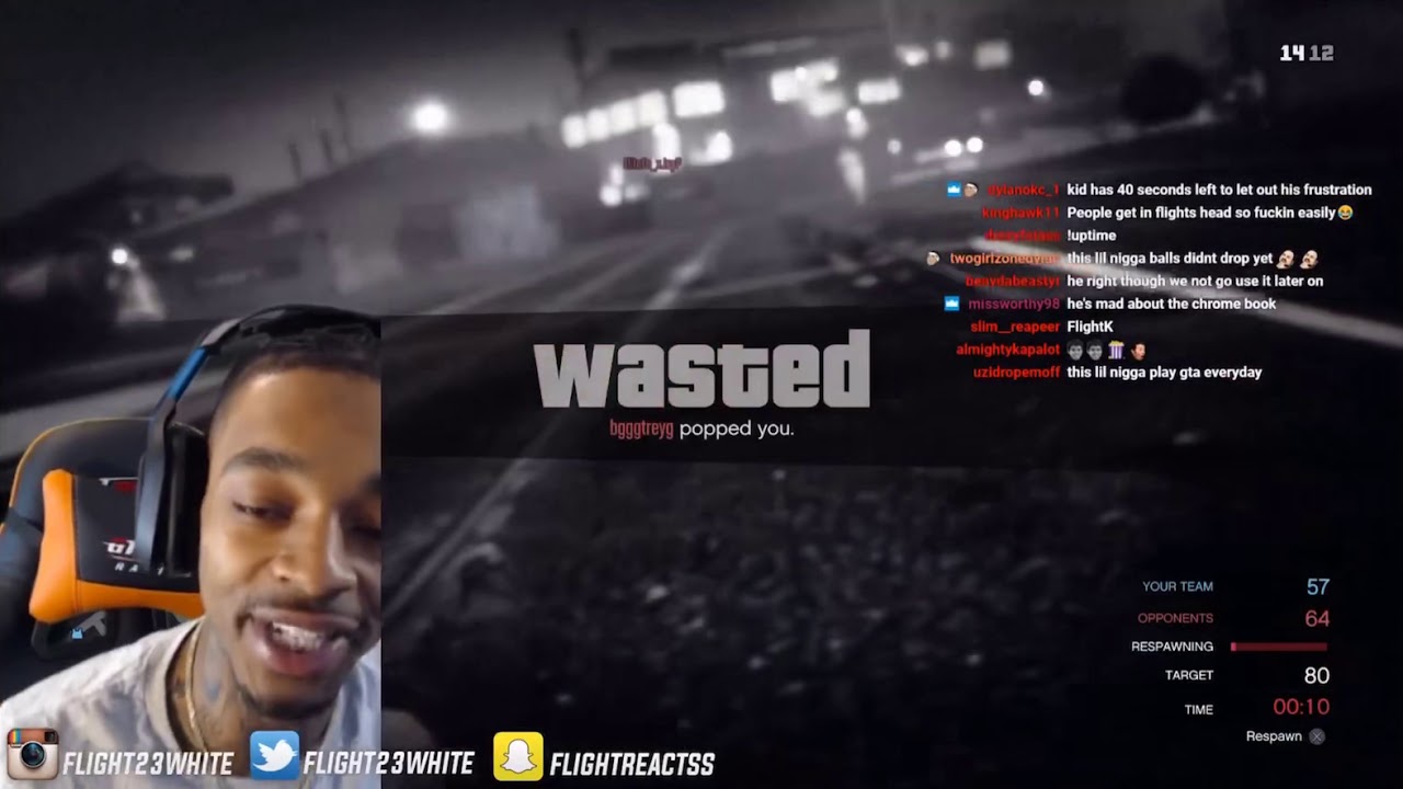 FlightReacts Meets The Biggest Toxic Hating 14 Year Old On GTA - YouTube