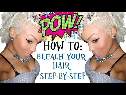 How To: PLATINUM BLONDE BOMBSHELL HAIR (Step-By-Step)