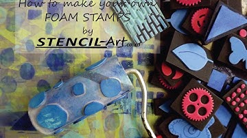 How to make your own foam stamps.