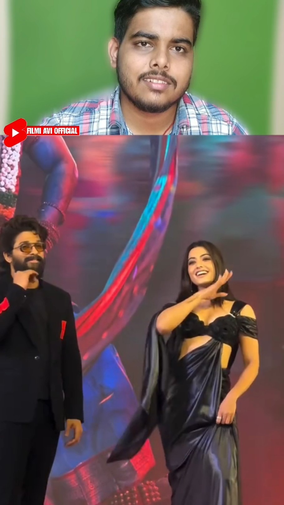 Allu Arjun and Rashmika Mandanna Dance Video | Reaction Video | #shorts #remix