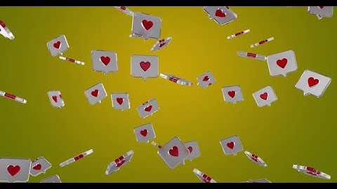 Like Icon Background Loop Yellow | Motion Graphics template - Envato elements