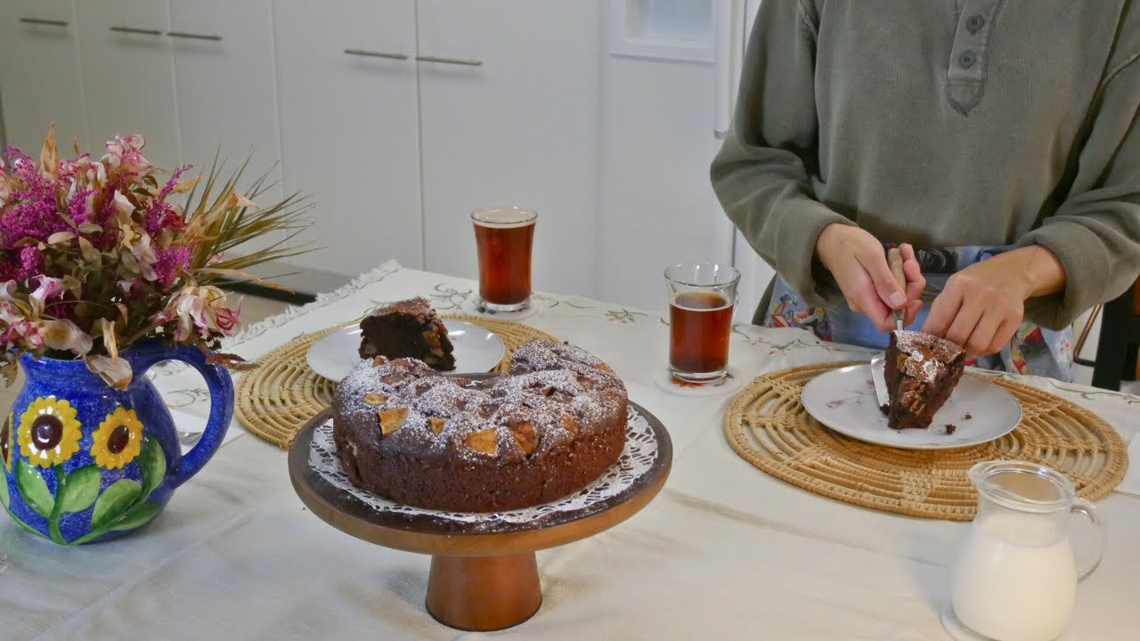 Slow Living in Finland 🍂 Lake Walk, Hasselback Squash Lunch & Moist Apple Chocolate Cake