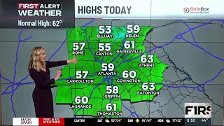 First Alert Forecast: Chilly Weather Continues for the Weekend