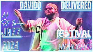 Davido DELIVERED At St. Lucia Jazz Festival 2024 HIGHLIGHTS!!!!