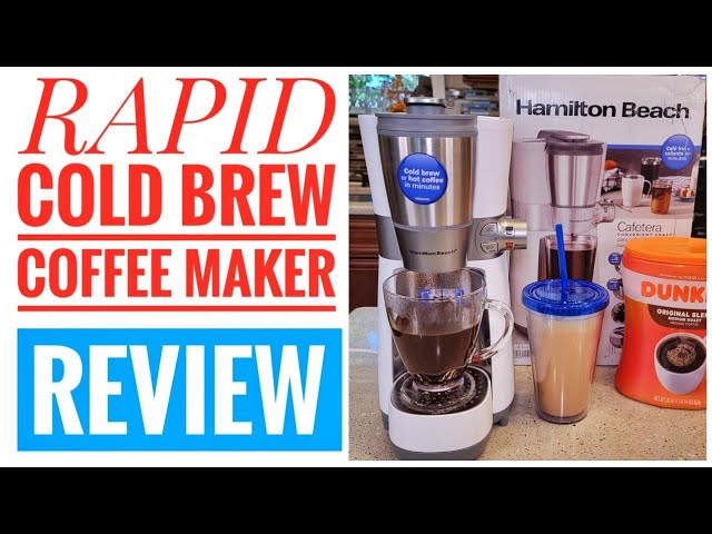 Hamilton Beach Convenient Craft Rapid Cold Brew & Hot Coffee Maker