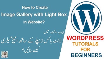 26. How to Create Image Gallery With Light Box Display in WordPress Website? || WP Featherlight Box
