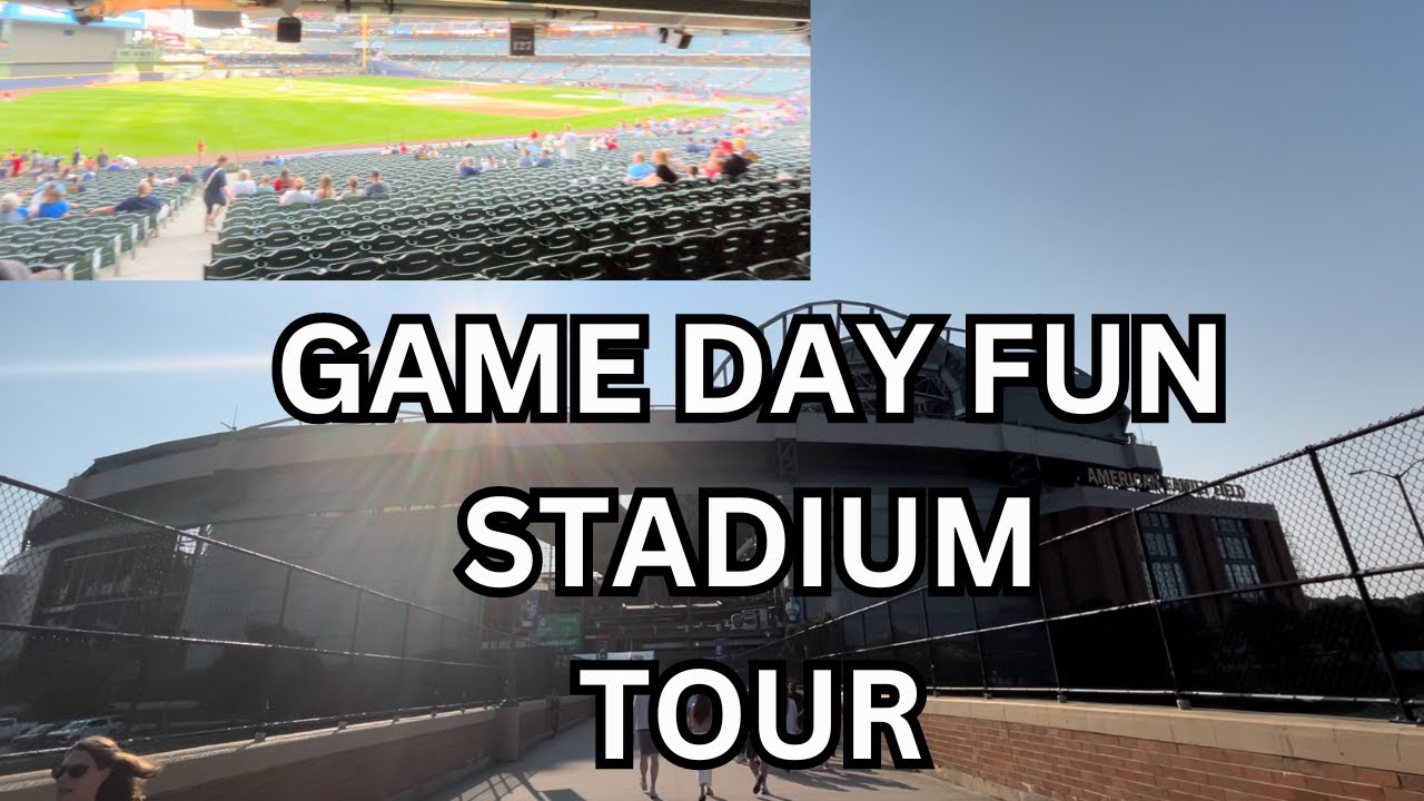 Stadium Tour & Game Day Fun & Food at Milwaukee Brewers Baseball Stadium American Family Field