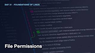 File Permissions in Linux - Day 21 of Tutorial