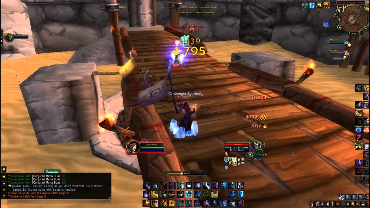 Fire Mage Synthetic Arena 2v2 w/Fezinator!