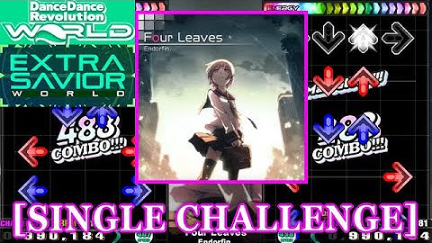 【DDR WORLD】 Four Leaves / Endorfin. [SINGLE CHALLENGE] 譜面確認+Clap