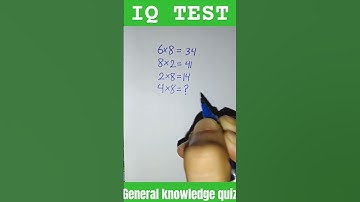 Gk Quiz|Math puzzle|Iq test #iqtest #gkquiz #riddles #ytshorts