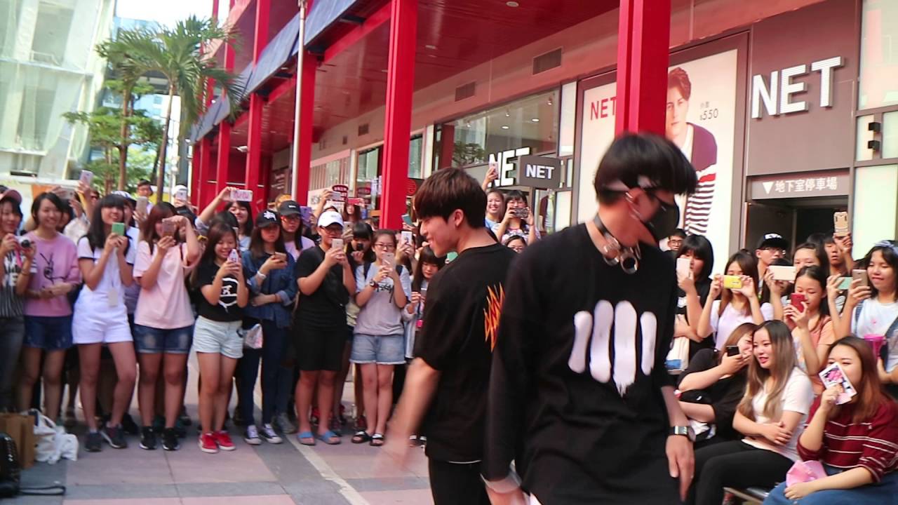 160815 DOB In Taiwan 街頭公演-Trouble Maker