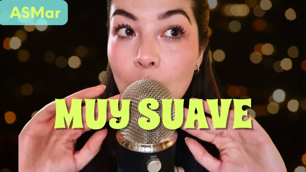 ASMR | MIC SCRATCHING y susurros muuuy cosquillosos 🎙️✨| ASMar