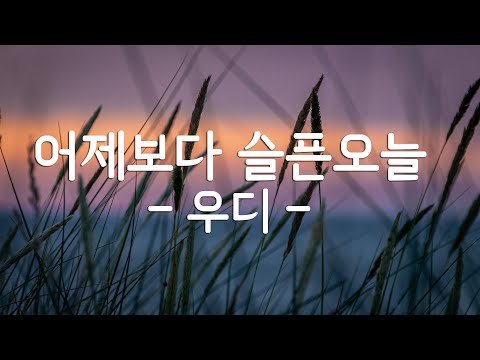 어제보다 슬픈 오늘 - Woody