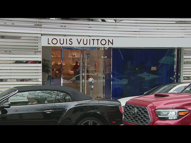 Video: Thieves ransack Louis Vuitton store in San Francisco