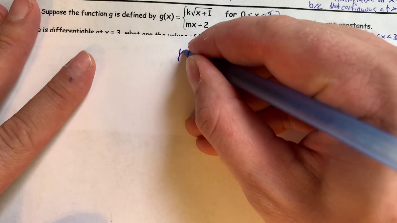Differentiability part 2 real - YouTube