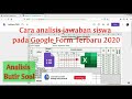 Cara menganalisis butir soal jawaban pada google form dengan mudah Terbaru 2020