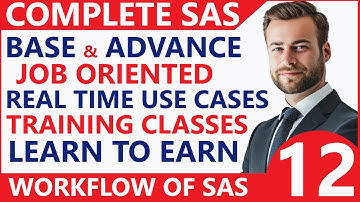 SAS Tutorial For Beginners👌How SAS Works - Data Step Processing👍Never Before Explanation Video - 12