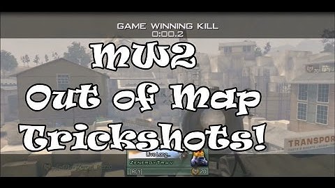 MW2 Out of Map Trickshots!