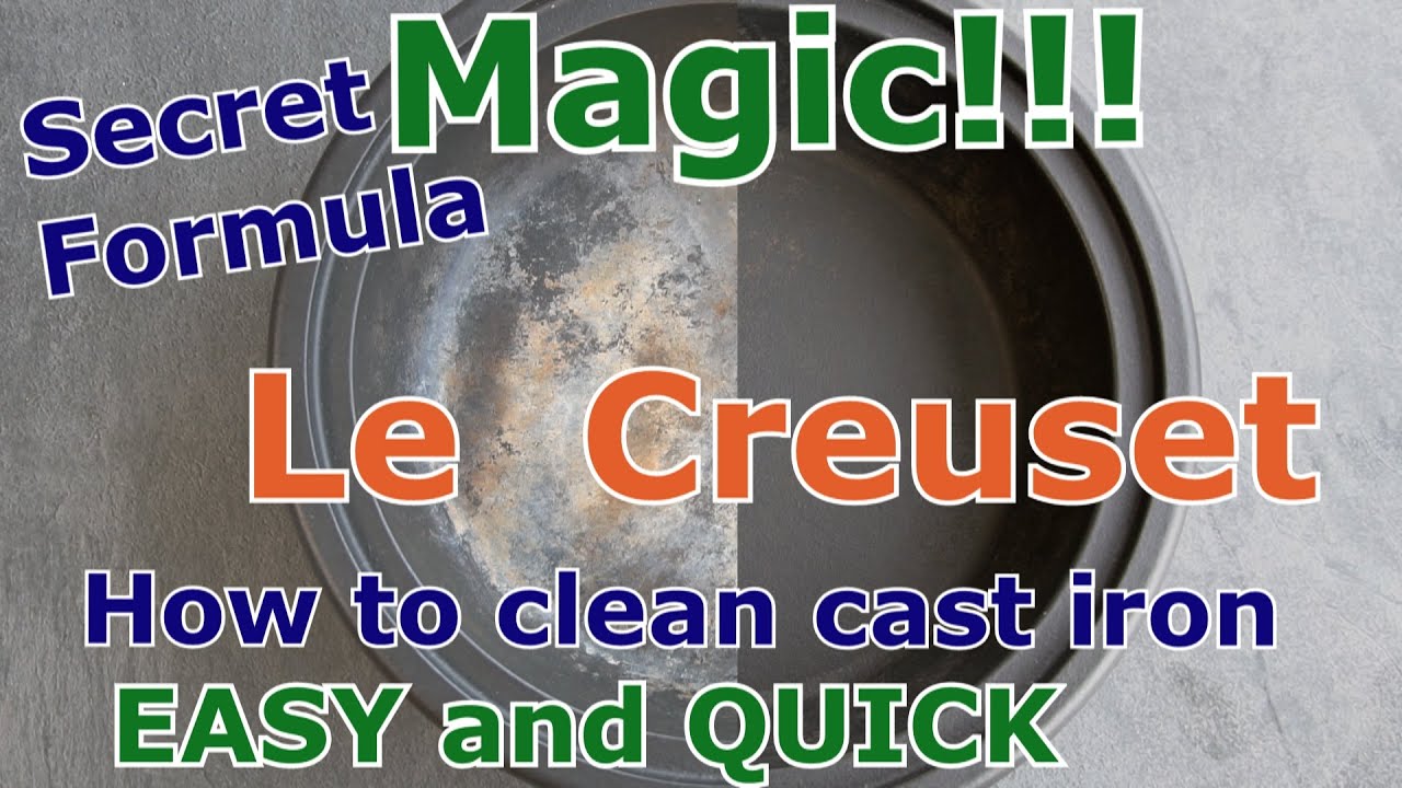 Le Creuset cast iron skillet cleaning advice : r/castiron