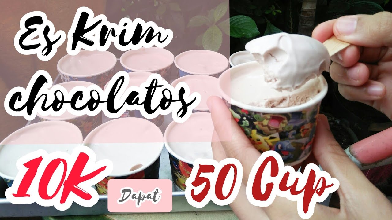  es  krim  chocolatos Ide jualan Untung besar  YouTube