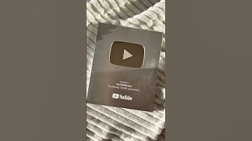 *ASMR* UNBOXING MY 100K SILVER PLAY BUTTON FROM YOUTUBE! #asmr #asmrsounds #playbutton #greatful
