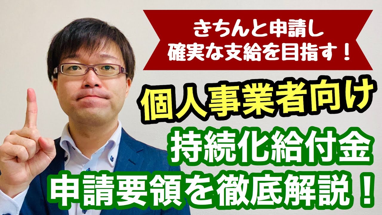 給付 持続 個人 主 事業 金 化