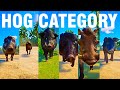 Hog Category Speed Race in Planet Zoo included American Guinea Hog, Giant Forest Hog, Hogzilla