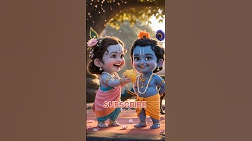 krishna and Radha beautiful moment #shorts #3danimation #krishna #radhakrishna