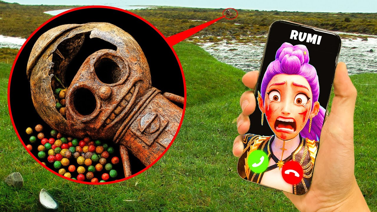 DRONE a filmé Kpop demon hunters RUMI découvrant CHICLETERA BICICLETERA DANS LA VRAIE VIE !