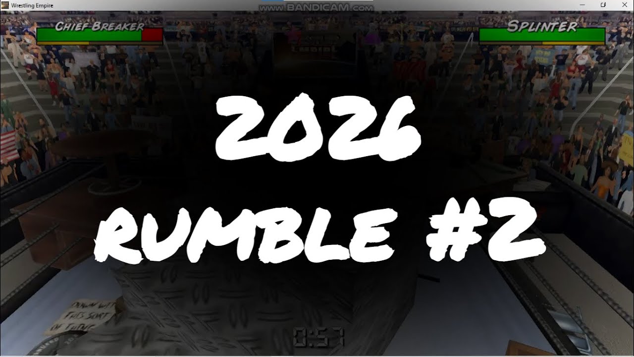 Wrestling Empire 2026 Rumble 2 (yea I know its late)