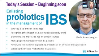 Probiotics in the Management of IBS with Dr. David Armstrong screenshot 2