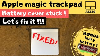 Magic Trackpad Battery Cover Stuck