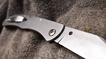 Making a folding knife for free, at least I tried! Part 2.