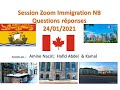 Immigration nouveau-Brunswick Session Question reponse du 24/12 animée par Amine, Abdel &amp; Kamal