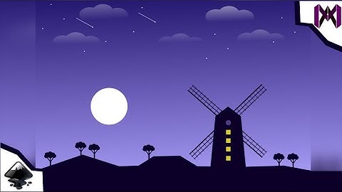 How to create a Vector Landscape Wallpaper in Inkscape. Vector Drawing. Illustration Speed Video