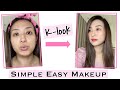 KOREAN MAKEUP LOOK versi MUDAH SIMPLE GAMPANG BANGET | BEFORE AFTER