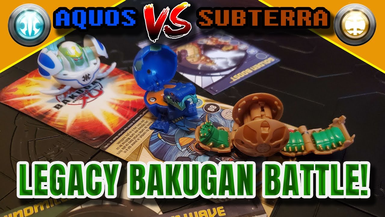 Legacy Bakugan Brawl - Aquos vs Subterra