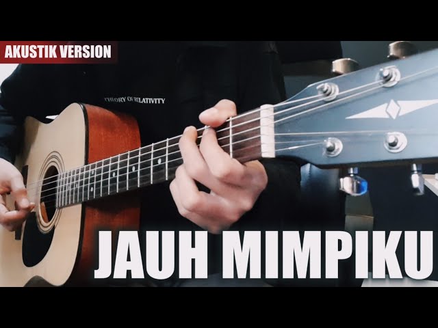 PETERPAN - JAUH MIMPIKU Akustik Version (Instrumental Cover) + Lirik | Nostalgia class=