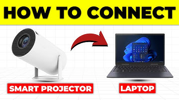 How To Connect Smart Projector To Laptop (How To Project/Mirror Your Laptop To Smart Projector)