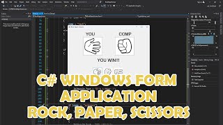 C# Win Form App | Rock,  Paper, Scissors screenshot 2