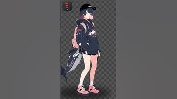 Spine2d - Ellen Joe - Idle Animation.  #2d #2danimation #characteranimation #zzz #ellenjoe #spine