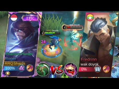 ROGER VS FREDRINN | DESTROY THE ENEMY'S BUFF UNTIL THE JUNGLER IS BROWN🔥