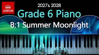 ABRSM 2027 & 2028 - Grade 6 Piano Exam - B1 ~ Summer Moonlight ~ Barbara Arens screenshot 5