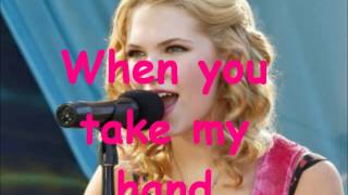 Video-Miniaturansicht von „Claudia lee Take when my hand Lyrics“