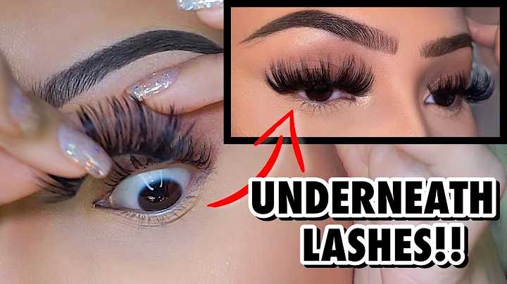 HOW TO APPLY FALSE LASHES UNDERNEATH REAL LASHES! *how I have applied my lashes for 4 years*