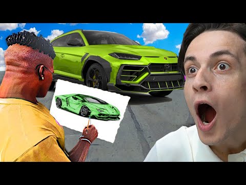 რასაც ვხატავ ყველაფერი ჩნდება GTA5 ში ! ბანკის ძარცვა ნახატებთ